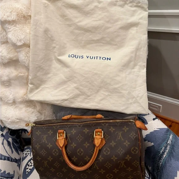Louis Vuitton Brown Monogram Speedy 30 Vintage - Picture 2 of 15